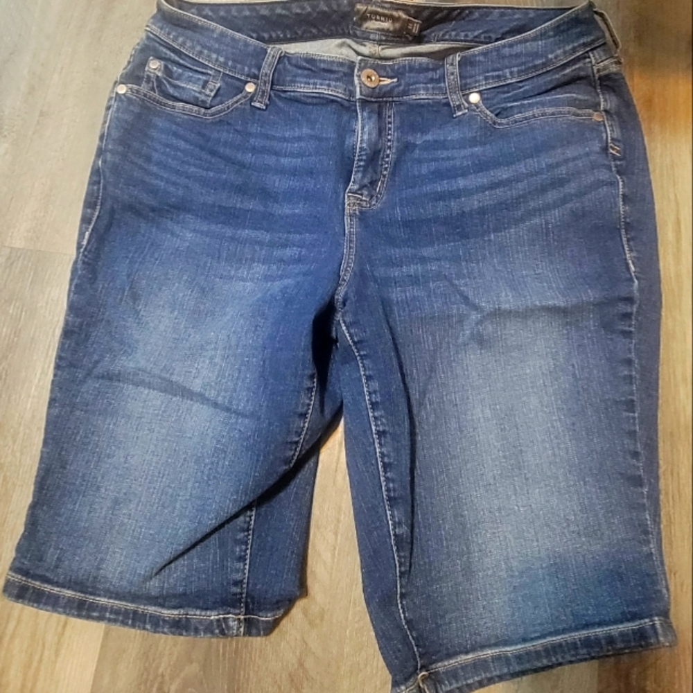 Torrid Indigo Denim Jean Shorts